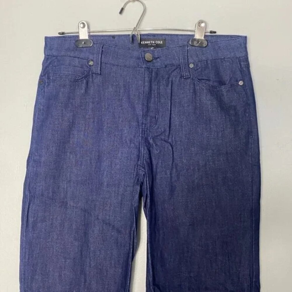 Kenneth Cole Women's Boyfriend Jeans Loose Fit and Cuffed Stretchy Size 28 - Picture 5 of 9